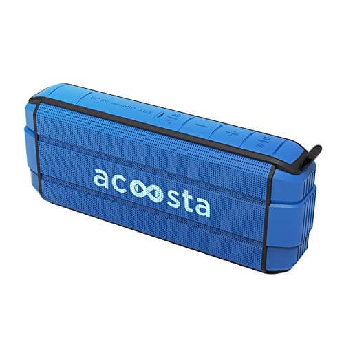 ACOOSTA BOLD 370, IPX5 Waterproof, Portable Wireless Bluetooth Speaker with Bass, 3600 mAh Battery (Upto 24hrs of Playback), True Wireless Stereo, Bui