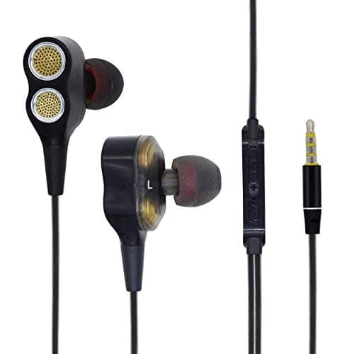 Earphone For Xiaomi Redmi Note 11T 5G Universal Earphones Headphone Handsfree Headset Music with 3.5mm Jack Hi-Fi Gaming Sound Music Wired in-line 10mm Powerful Extra Bass Driver HD Stereo Audio Sound with Noise Cancelling Dynamic Ergonomic Original Best High Sound Quality Earphone - ( Black , 1A, R30 )