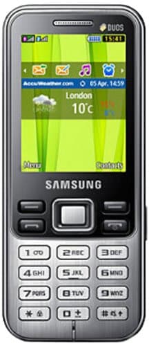 Samsung Metro Duos GT-C3322 (Midnight Black)