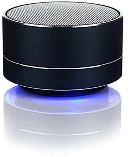 JOKIN Bluetooth Speaker P10 3W Mini Metal Aluminium Alloy Portable with Mic for House Party Dance (Black)