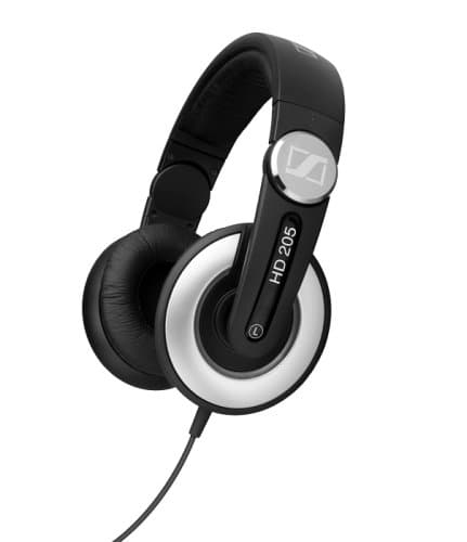 Sennheiser HD 205 Studio Monitor DJ Headphones w/Swivel Ear Cup (Old Version)