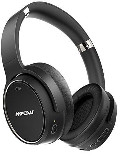 Mpow H19 Hybrid Noise Cancelling Headphones, [Upgraded] Bluetooth 5.0 Wireless Headphones, 45H Playtime, Deep Bass, CVC 8.0 Microphone, Wired/Wireless
