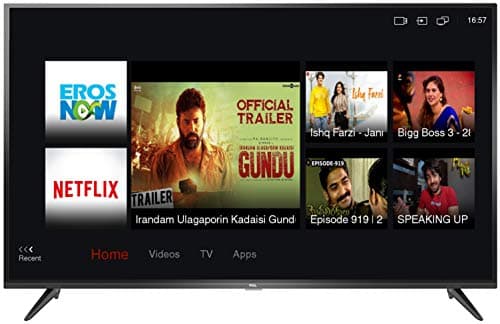 TCL 138.71 cm (55 inches) 4K Ultra HD Smart LED TV 55P65US-2019 (Black) | Built-In Alexa