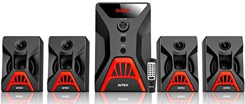 Intex IT-Rock SUFB 4.1 Wooden Subwoofer Multimedia Speaker with Bluetooth/USB/FM/AUX