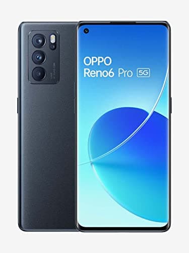 Oppo Reno 6 Pro 5G (Stellar Black, 12GB RAM, 256GB Storage), Medium (CPH2249)