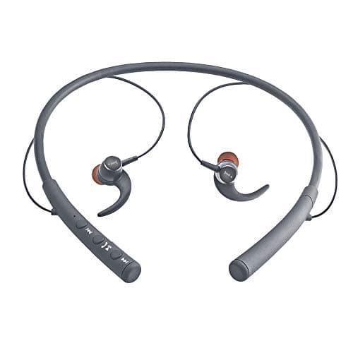 iBall EarWear Base Wireless Bluetooth in Ear Neckband Earphone with Mic (Grey)