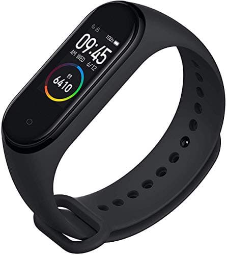 KOMCNC Mi Compatible M4 Smart Band Activity Fitness Tracker_Sporty Water Proof Design (Black)