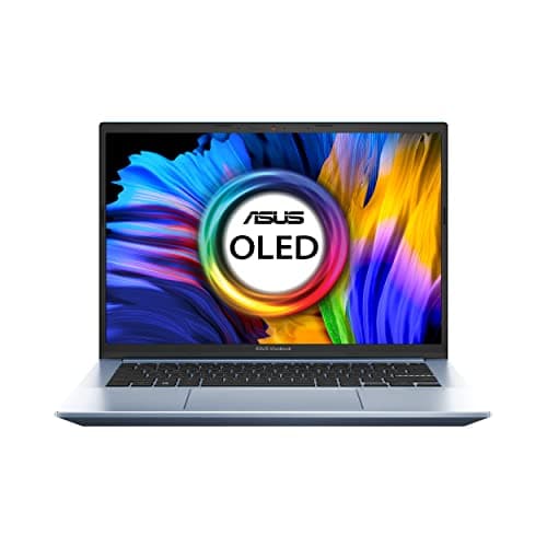 (Renewed) ASUS Vivobook Pro 14 OLED, 14-inch (35.56 cms) 2.8K OLED 16:10 90Hz, AMD Ryzen 5 5600H, Thin and Light Laptop (16GB/512GB SSD/Integrated Graphics/Windows 11/Office 2021/Blue/1.4 kg), M3400QA-KM511WS