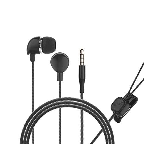 Hitage HP49+ Wired in Ear Headphone with Mic (Black)