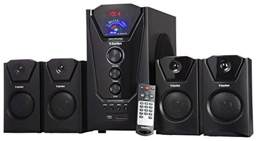 T-Series M 4444 BT 4.1 USB &amp; D.FM Multimedia Speaker System with Bluetooth (Black)