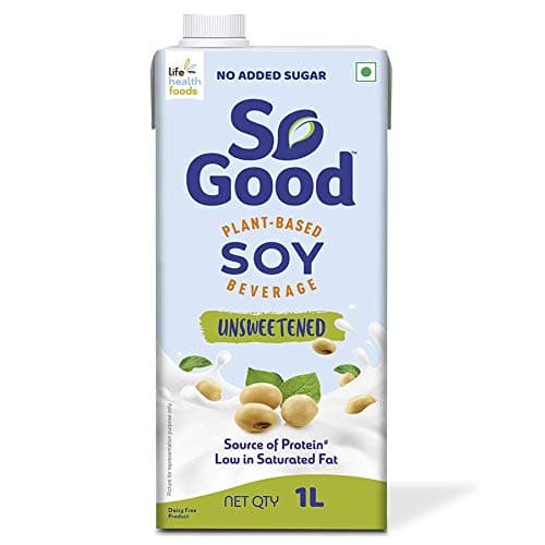 So Good Soy Natural Unsweetened Plant Based Beverage 1000ml T.P (Vegan/ Milk Alternative)