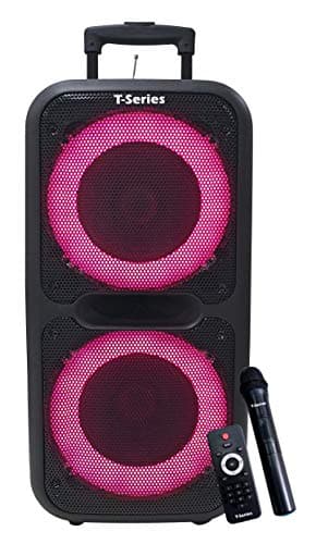 T-Series TR-88V 60W Trolley Speaker Portable Wireless Bluetooth DJ Party Speaker with LED Lights Rechargeable