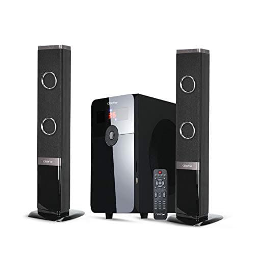 AISEN 65W RMS 2.1 Channel Convertible Soundbar Multimedia Speaker with USB Input, SD Card Input (Black, A65UFB203)