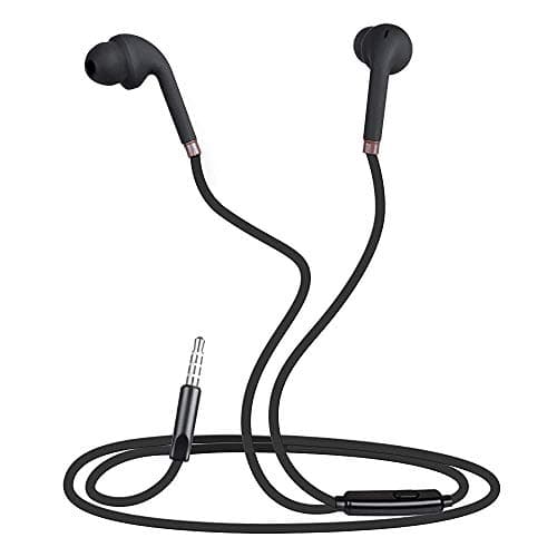 (Renewed) ZEBRONICS Zeb-Corolla Wired Earphone with Mic (Black)