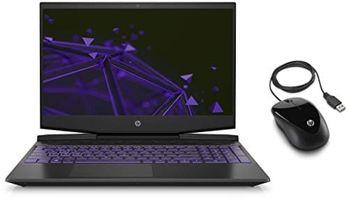 HP Pavilion Gaming DK0268TX 15.6-inch Laptop (Core i5-9300H/8GB/512GB SSD/Windows 10 Home/4GB NVIDIA GeForce GTX 1650 Graphics), Shadow Black with X10