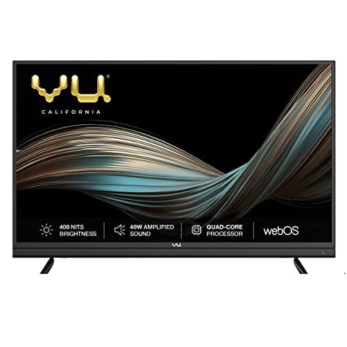 Vu 108 cm (43 inches) Premium Series 4K Ultra HD Smart IPS LED TV 43UT (Black)