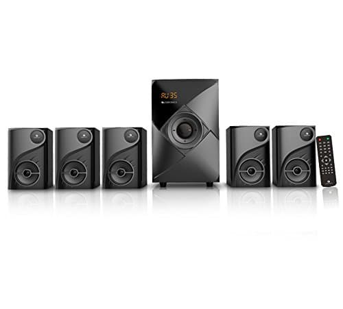 Zebronics Zeb -SW6760RUCF 5.1 Multimedia Speaker with Blutooth Supporting via Dongle,USB Input,AUX Input and FM Radio(Black)