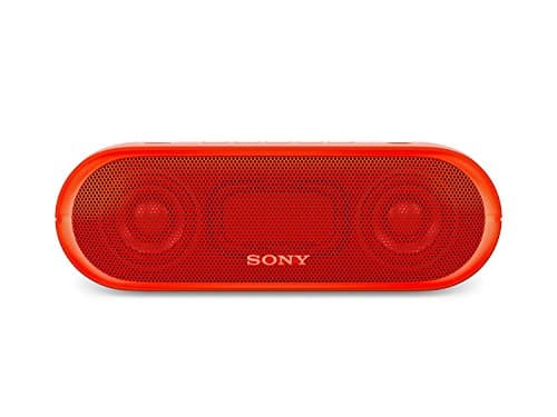 Sony XB20 Portable Wireless Speaker with Bluetooth, Red (2017 Model)