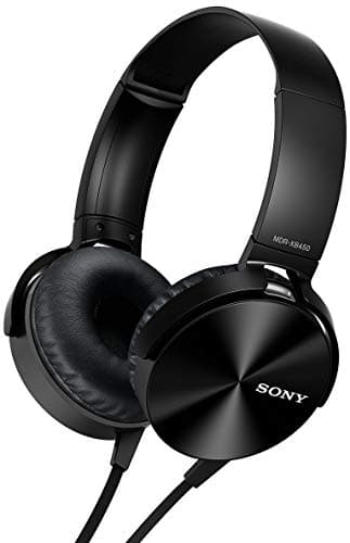 (Renewed) Sony MDR-XB450 Wired On Ear Headphone without Mic (Black)