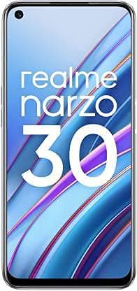 (Renewed) Realme Narzo 30 (Racing Silver, 6GB RAM, 128GB Storage) Without Offers