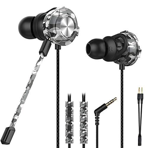 CLAW G9X Wired in Ear Earphones with Mic (Camo Gray)