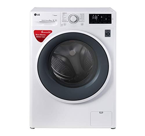 LG 6 kg Inverter Fully-Automatic Front Loading Washing Machine (FHT1006SNW.ABWPEIL, White, Inbuilt Heater)