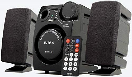 (Renewed) Intex IT-881U 2.1 Channel Multimedia Speakers (Black)