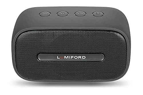 Lumiford Table Top BT13 5Watt Portable Wireless Bluetooth Speaker with Mic and Unique TWS Connection, IPX7 Waterproof , Voice Assistance &amp; Multi c
