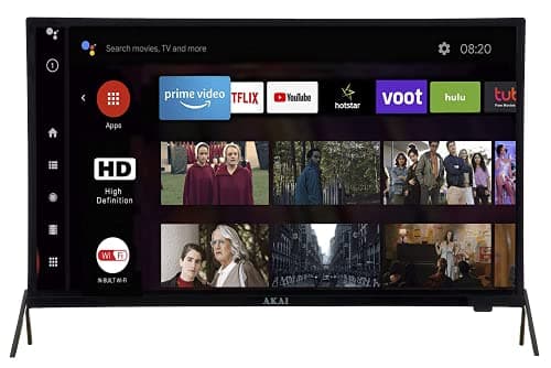 AKAI 98 cm (40 inches) Full HD Smart LED TV AKLT40S-D409W (Black) (2021 Model)