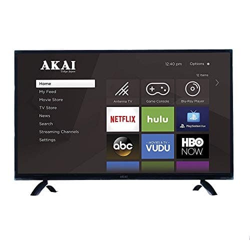 AKAI 80 cm (32 Inches) HD Ready Smart LED TV AKLT32S-D328W (Black) (2020 Model)