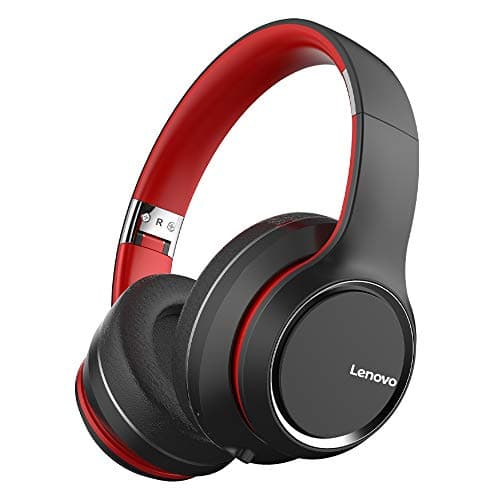 Lenovo HD200 Bluetooth Earphone Over Ear Foldable Wireless Headphones Noise Cancellation HiFi Stereo with Mic - Black