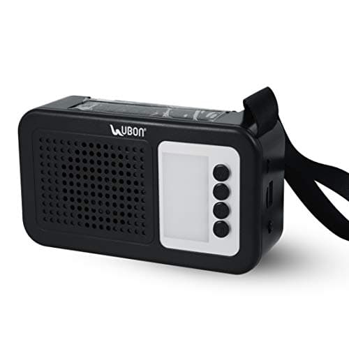 UBON SP-115 X-Planet Cool Bass Portable Solar Powered Wireless Bluetooth Speakers with 1200mAh Battery with Torch Light and 5W Speaker Output (Black)