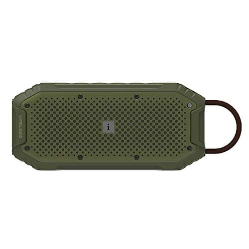 iBall Musi Rock 16 Watt Truly Wireless Bluetooth Portable Speaker (Military Green)