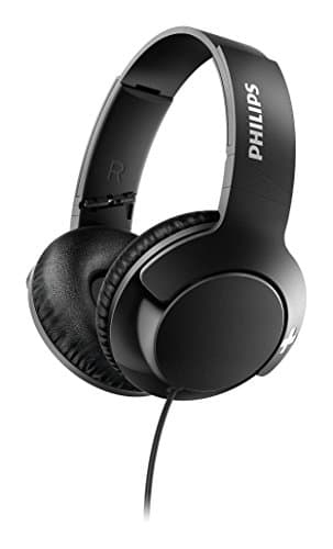 Philips SHL3175BK Bass+ Headphones with Mic (Black)