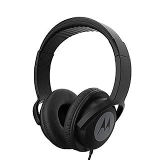 (Renewed) Motorola Pulse 100 Over The Ear Headphones (Black)