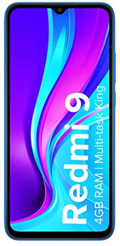 Redmi 9 (Carbon Black, 4GB RAM, 64GB Storage) | 5000 mAh| 2.3GHz Mediatek Helio G35 Octa core Processor