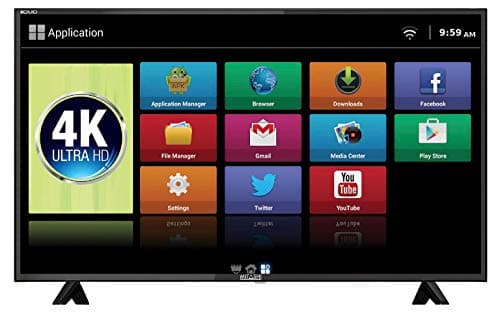 Mitashi 125.73 cm (50 inches) MiDE050v25 4KS 4K LED Smart TV (Black)