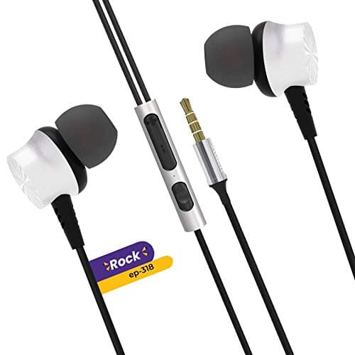 Maxobull in-Ear Headphones, Rock Ep-318 Wired Earphones with Microphone,specially designed METAL EARBUDS HEADSET , ,explosive bass handsfree ,Lightwei