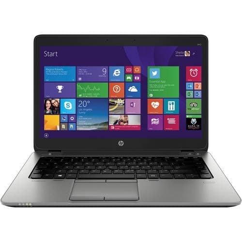 (Renewed) HP Intel Windows 10 Pro Elitebook 840 G2 -i5 5th Gen / 8GB RAM / 500 GB HDD / 14" Touch Screen / Black