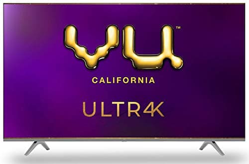 Vu 164 cm (65 inches) 4K Ultra HD Smart Android LED TV | With 5-Hotkeys 65UT (Black) (2020 Model)