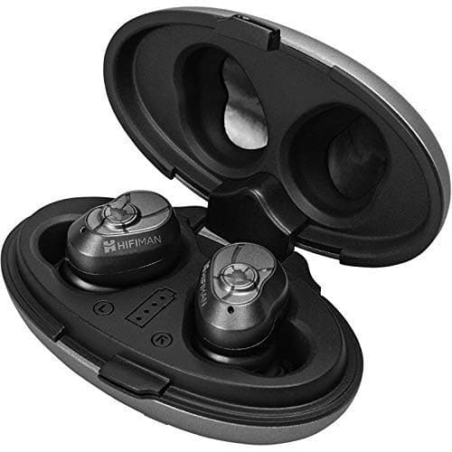 (Renewed) HIFIMAN TWS600 True Wireless HiFi Waterproof Noise-Isolated Sports Earphones with Mic Charging Case,38.5H Playtime,Bluetooth 5.0,Low Latency