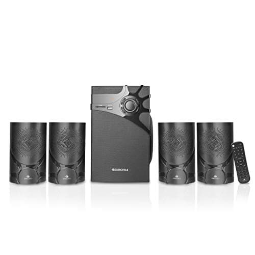 (Renewed) ZEBRONICS Zeb-Claw 3 Watt 4.1 Channel Wireless Bluetooth Speaker (Black)