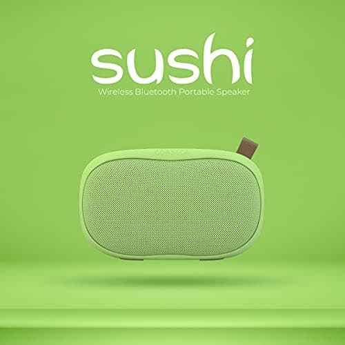 Corseca Sushi 10 Watt 2.0 Channel Wireless Bluetooth Portable Speaker (Green)