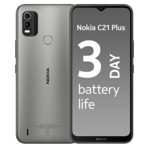 (Renewed) Nokia C21 Plus Android Smartphone, Dual SIM, 3-Day Battery Life, 4GB RAM + 64GB Storage, 13MP Dual Camera with HDR | Warm Grey