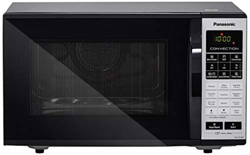 Panasonic 27L Convection Microwave Oven(NN-CT65HBFDG, Black mirror, Zero Oil) with Starter Kit
