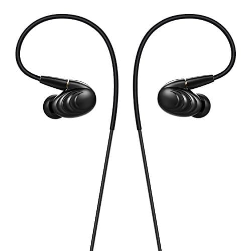 FiiO F9 Triple Driver Hybrid Hi-Res in-Ear Monitors with Mic and in-Line Remote Control (Black)
