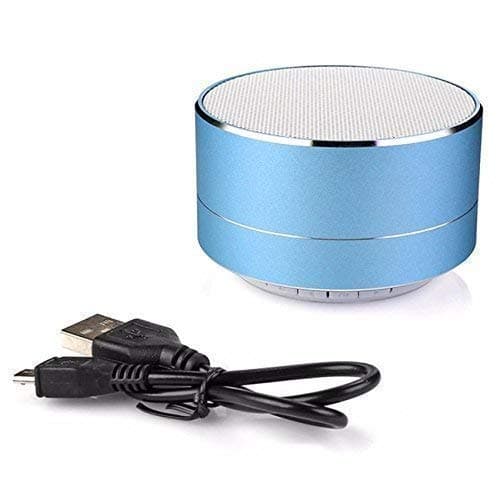 Opill P10 Wireless 3W Super Bass Mini Metal Aluminium Alloy Portable Bluetooth Speaker for Indoor/Outdoor (Blue)