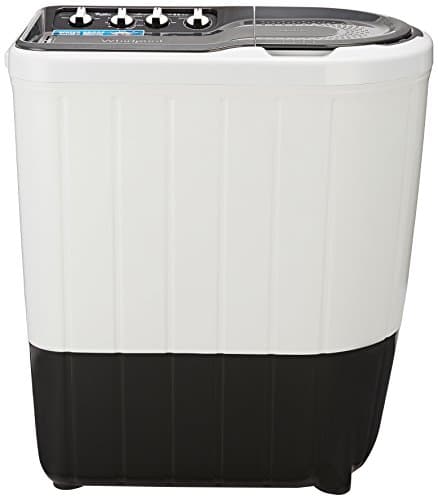 Whirlpool 6.5 kg Semi-Automatic Top Loading Washing Machine (SUPERB ATOM 6.5, Dark Grey, TurboScrub Technology)