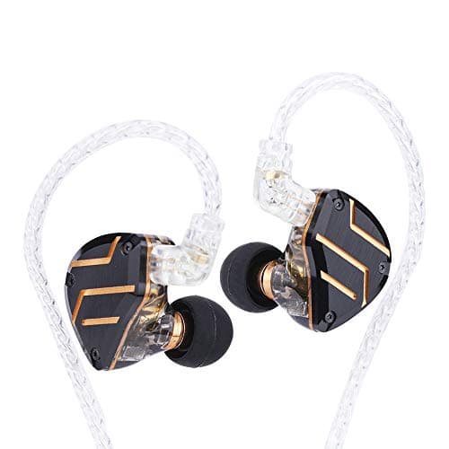 Linsoul CCA C10 PRO 1DD+4BA Hybrid Drivers HiFi in-Ear Earphone with Aluminum Alloy Faceplate, Detachable 0.75mm 2Pin Cable for Audiophile Musician (w