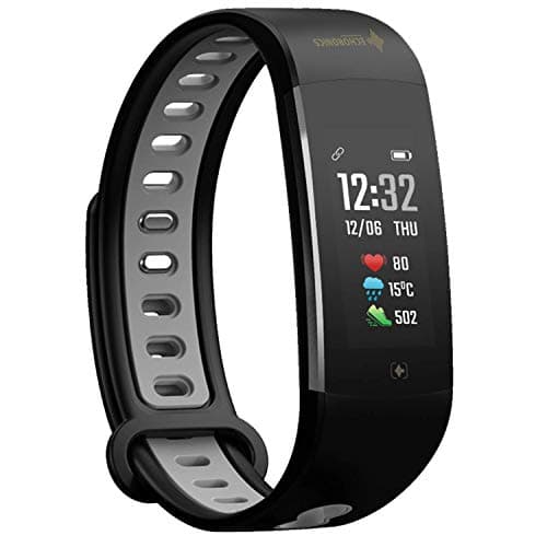 MevoFit Echo-Swim Swimming-Fitness-Band &amp; Smart Watch for Fitness &amp; Sports PRO Sporty-Fitness-Band, All Activity (Grey)